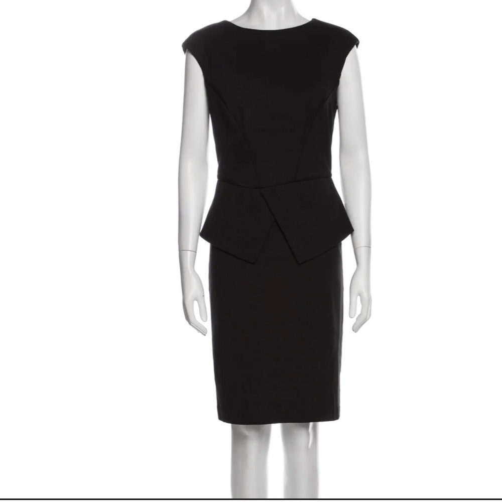 Ted Baker Black Peplum Dress